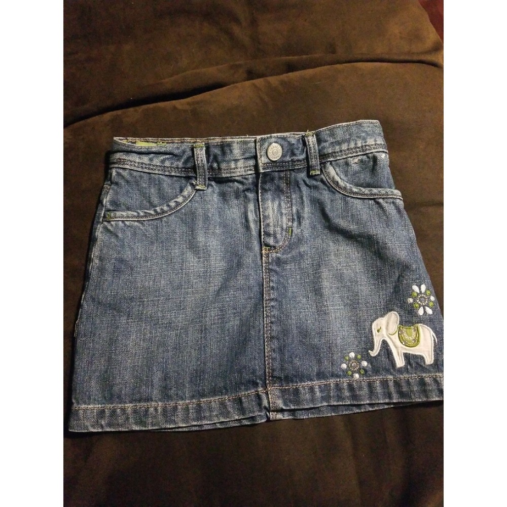 Gymboree batik summer Denim Skort 4‎